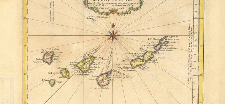 Carte des Isles Canaries