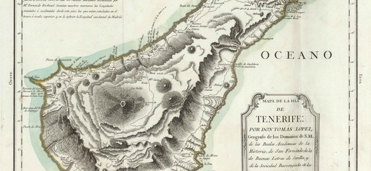 Mapa de la Isla de Tenerife