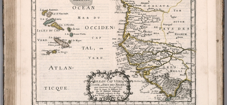 Isles Du Cap Verd Coste, et Pays Des Negres aux environs du Cap Verd