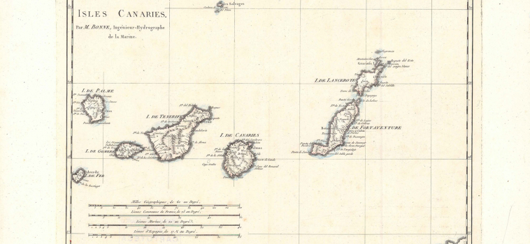 Mapa de las Islas Canarias