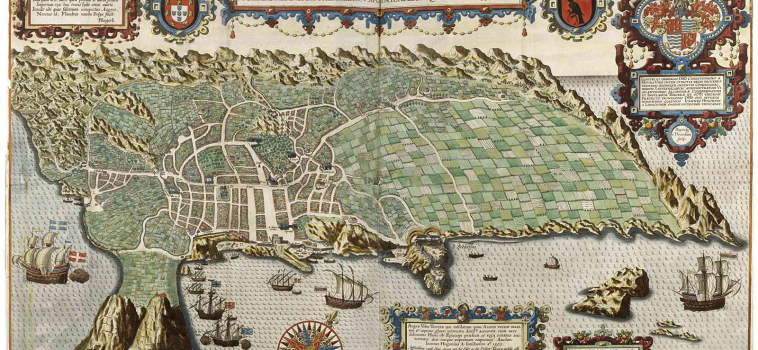 Book Map: La Ville d’Angra en l’Isle de Tercere