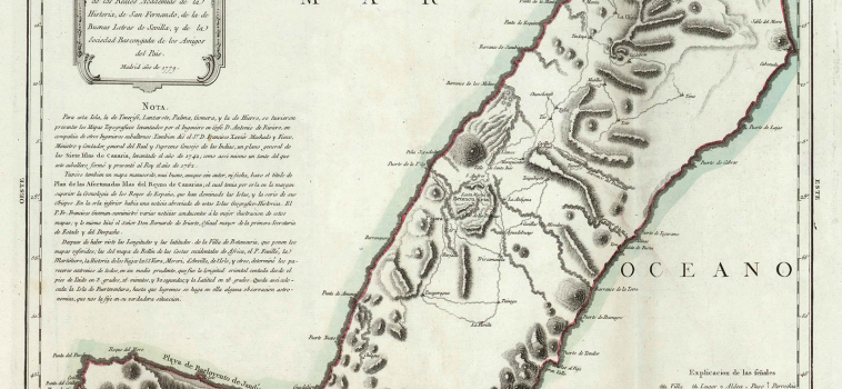 Mapa de la Isla de Fuerteventura